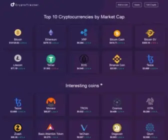 CRYptotracker.xyz(Track CryptoCurrency Prices) Screenshot