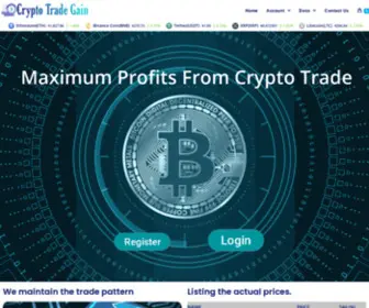 CRYptotradegain.com(Awesome Trading Profits from Crypto) Screenshot