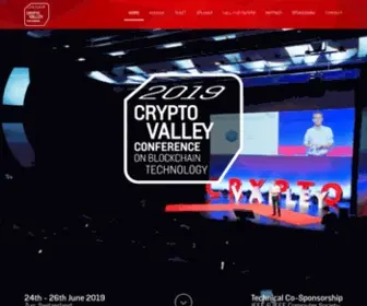 CRYptovalleyconference.com(2020 Crypto Valley Conference) Screenshot