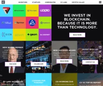 CRYptovalleylabs.com(CV VC) Screenshot
