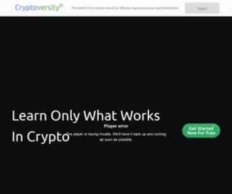 CRYptoversity.com(Learn Only What Works In Crypto) Screenshot
