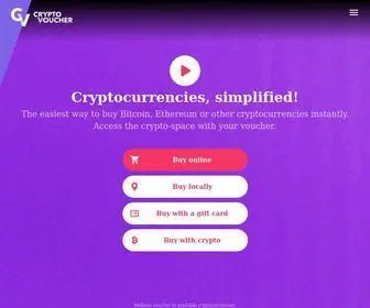 CRYptovoucher.io(Bitcoin Gift Card) Screenshot