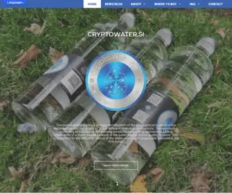 CRYptowater.si(Water on blockchain) Screenshot