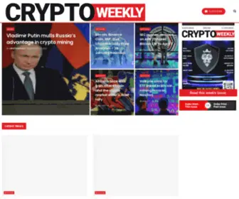 CRYptoweeklymag.com(World's leading crypto magazine) Screenshot