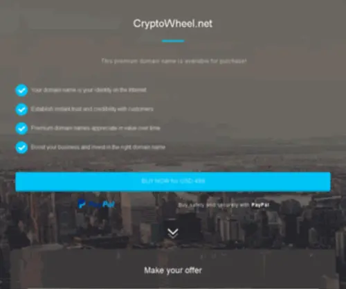 CRYptowheel.net(Crypto Wheel) Screenshot