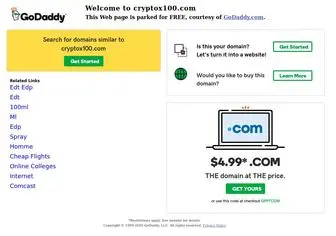 CRYptox100.com(CRYptox 100) Screenshot