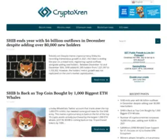 CRYptoxren.net(Cryptocurrency news) Screenshot