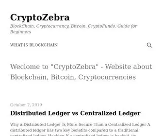 CRYptozebra.com(BlockChain, Cryptocurrency, Bitcoin, CryptoFunds) Screenshot