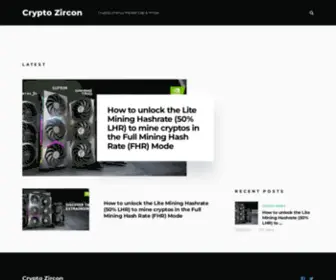 CRYptozircon.com(Crypto Zircon) Screenshot