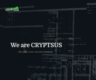 CRYPtsus.com(We craft cyber security solutions) Screenshot