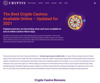 CRYPTSY.com(Trade Home) Screenshot