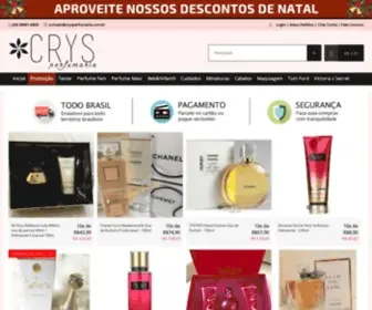 CRYsperfumaria.com.br(Crys Perfumaria) Screenshot