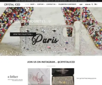 CRYstal-Iced.com(Swarovski®) Screenshot