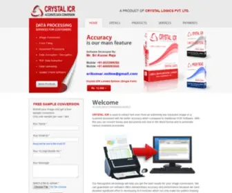 CRYstal-ICR.com(CRYSTAL ICR technology) Screenshot