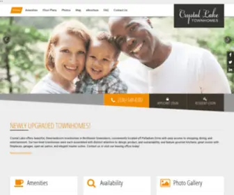 CRYstal-Lake-Townhomes.com(Crystal Lake Townhomes) Screenshot