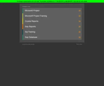CRYstal-Reports.com(Crystal Reports) Screenshot