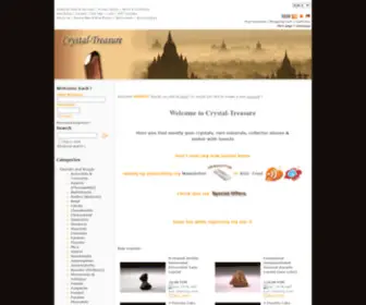 CRYstal-Treasure.com(Page Restrictor Ping) Screenshot