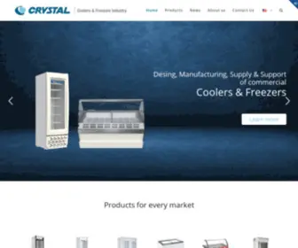 CRYstal.gr(Commercial Coolers and Freezers Industry) Screenshot