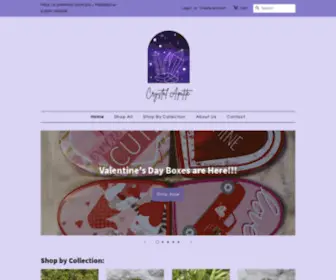 CRYstalapatite.com(Create an Ecommerce Website and Sell Online) Screenshot