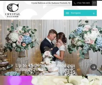 CRYstalballroomnj.com(Crystal Ballroom in Freehold NJ) Screenshot