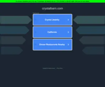 CRYstalbarn.com(CRYstalbarn) Screenshot