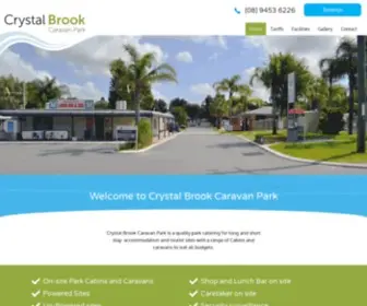 CRYstalbrookcaravanpark.com.au(Crystal Brook Caravan Park Perth) Screenshot