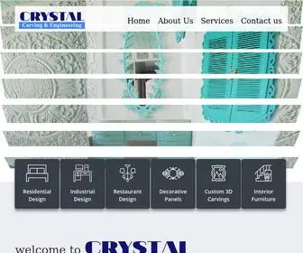 CRYstalce.com(CNC Jaali Cutting Services Pune) Screenshot
