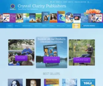 CRYstalclarity.com(Crystal Clarity Publishers) Screenshot