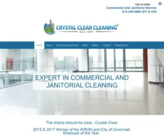 CRYstalclearcleaninginc.com(Crystal Clear Cleaning) Screenshot