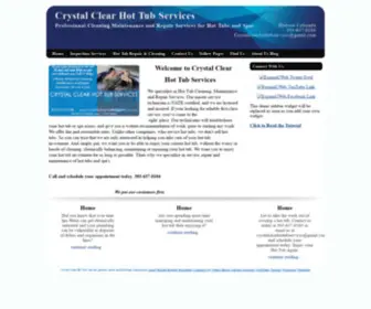 CRYstalclearhottubservices.com(Hot Tub Cleaning Maintenance & Repair Services for Denver Metro area) Screenshot