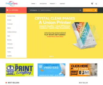 CRYstalclearprint.com(Crystal Clear Images) Screenshot