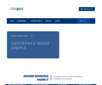 CRYstalclearquotes.com(National Insurance Programs) Screenshot