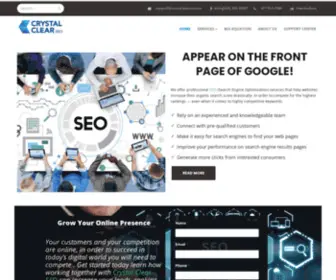 CRYstalclearseo.com(Website Design) Screenshot