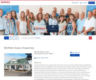 CRYstalcoastmax.com(RE/MAX Ocean Properties) Screenshot