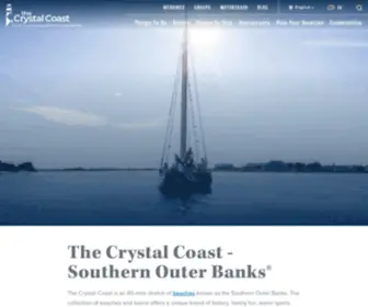 CRYstalcoastnc.org(The Southern Outer Banks) Screenshot