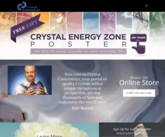 CRYstalconcentrics.com(Crystal Concentrics) Screenshot