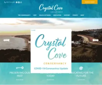 CRYstalcove.org(Nonprofit public benefit partner to Crystal Cove State Park) Screenshot