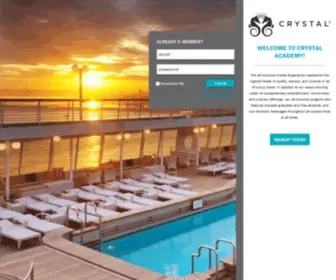 CRYstalcruisesspecialist.com(Crystal Cruises) Screenshot