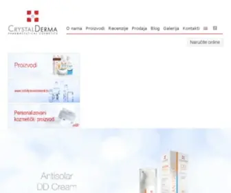 CRYstalderma.rs(Crystal Derma) Screenshot