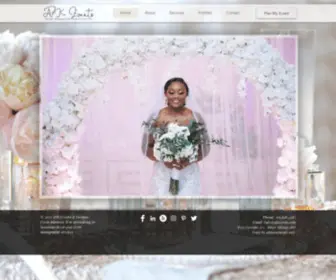 CRYstalelegancedesigns.com(Five Stars Event Planner in MD) Screenshot