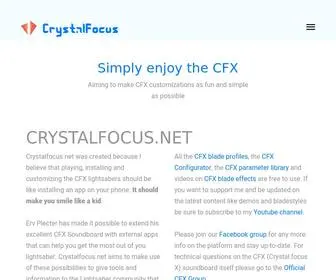 CRYstalfocus.net(CFX blade profiles library) Screenshot