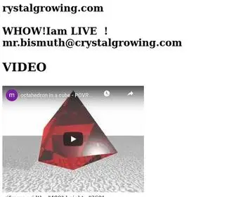 CRYstalgrowing.com(Est mit youtube) Screenshot