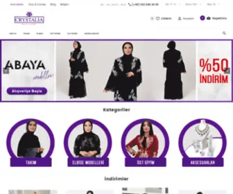 CRYstaliashop.com(Crystalia Shop Abaya) Screenshot