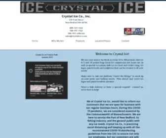 CRYstaliceco.com(Crystal Ice Company) Screenshot