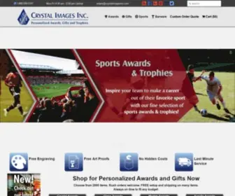 CRYstalimagesinc.com(Custom Awards) Screenshot