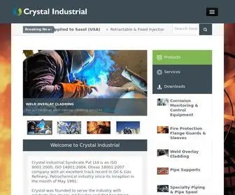 CRYstalindustrial.in(Crystal Industrial Syndicate) Screenshot