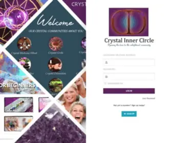 CRYstalinnercircle.com(Crystal Inner Circle) Screenshot