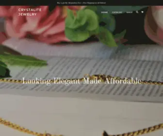 CRYstalitejewelry.com(Crystalite Jewelry) Screenshot