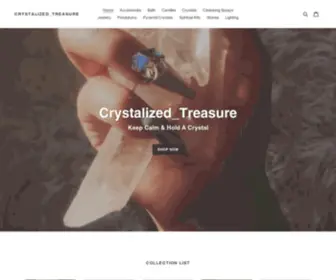 CRYstalizedtreasure.com(Crystalized) Screenshot