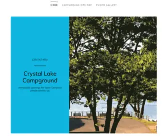 CRYstallakecamping.com(Crystal Lake Campground) Screenshot